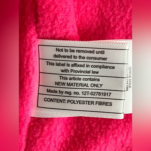 Wippette Kids Little Girl Pink Full Zip Jacket Size 4T - Picture 6 of 9